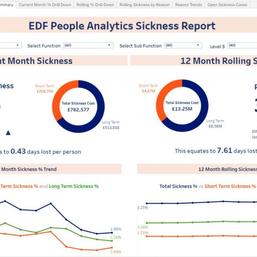 Dashboard Image from EDF Case Study