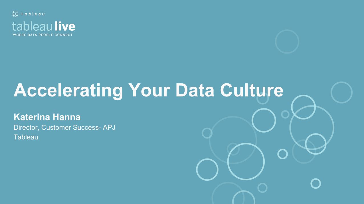 瀏覽至 Accelerating your data culture