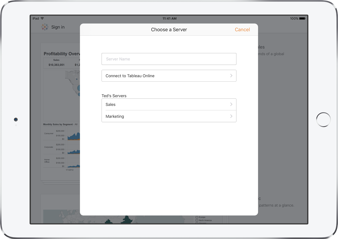 download tableau reader for ipad