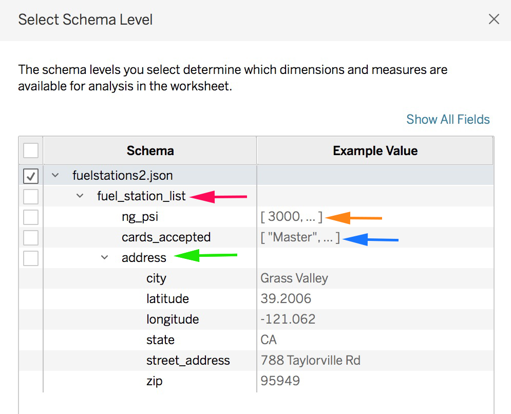 Your Json Data Is Ready For Analysis In Tableau 10 1