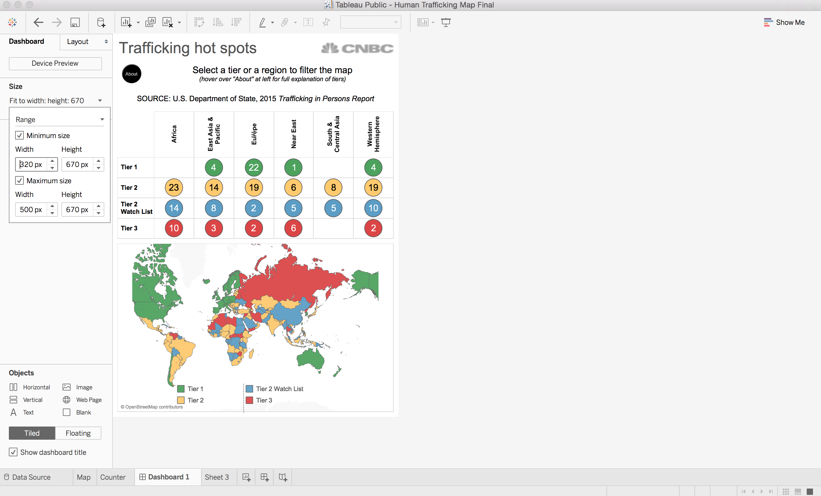 tableau public mobile