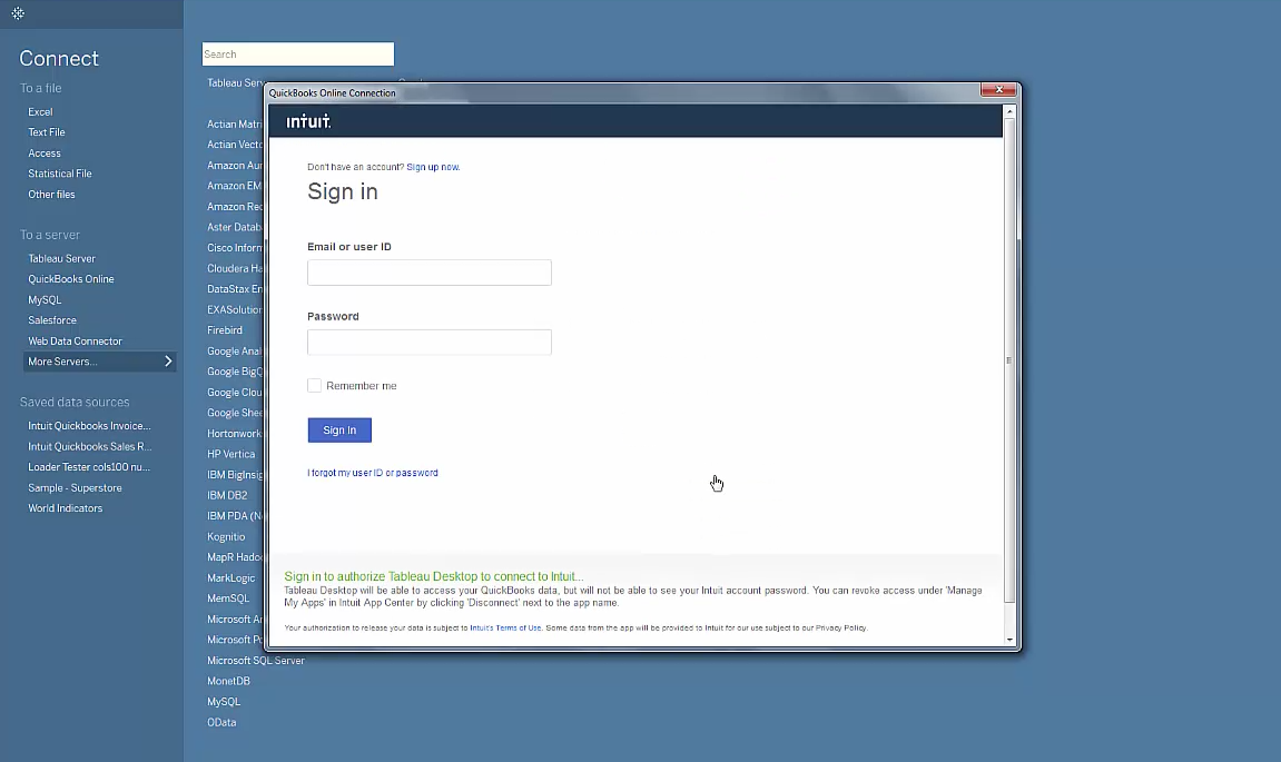 Connect Directly To Your Quickbooks Online Data In Tableau 10 Images, Photos, Reviews