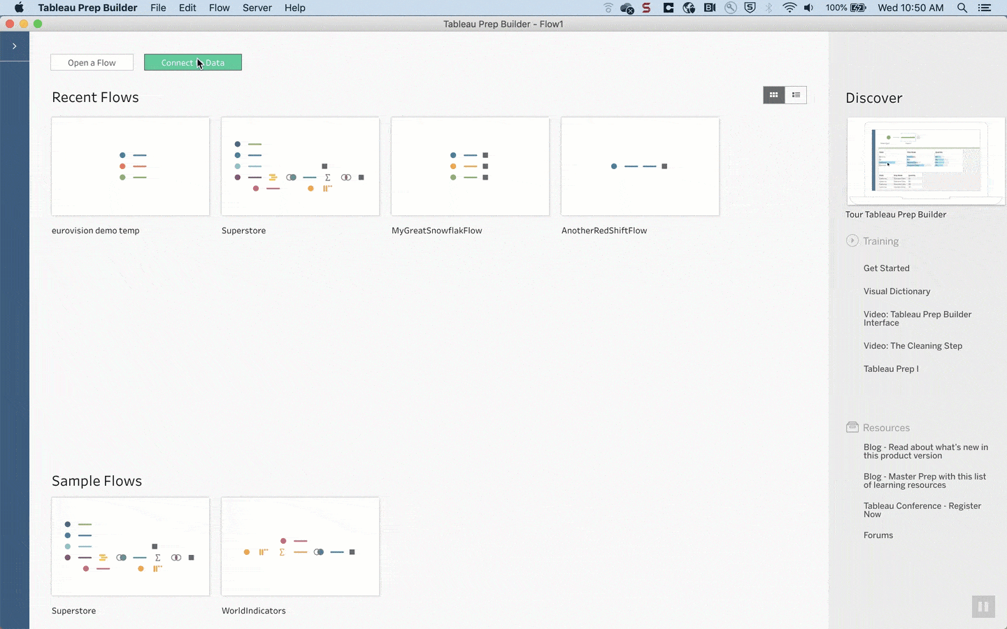 tableau prep union multiple data sources