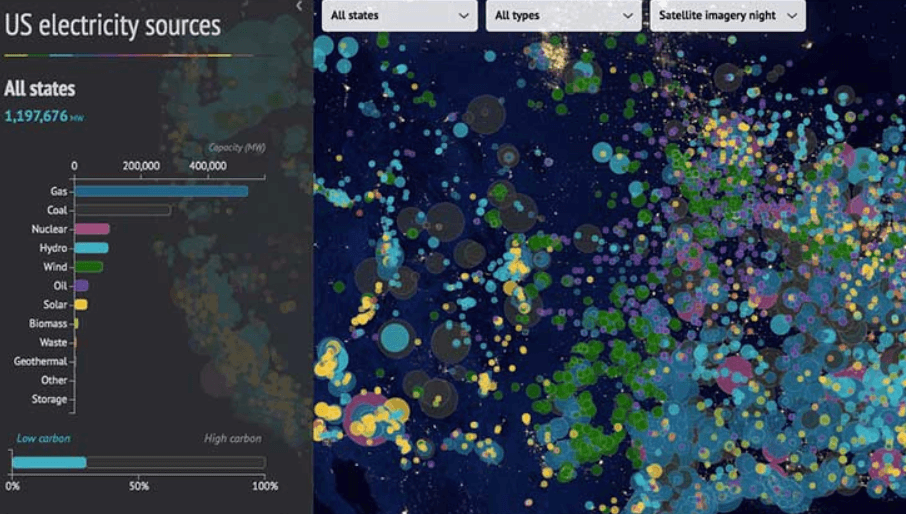 10 exemples de visualisations avec des cartes interactives