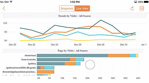 Tableau on the iPhone