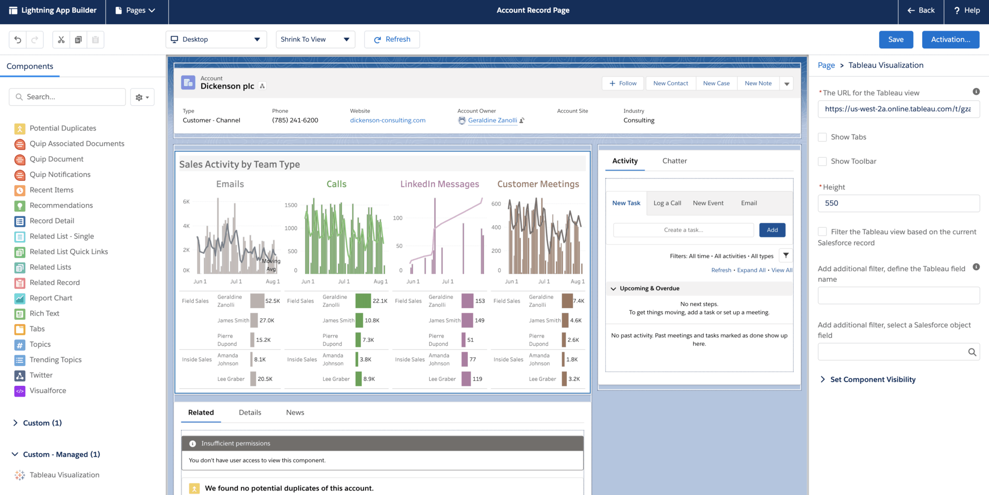 Lightning web component preview
